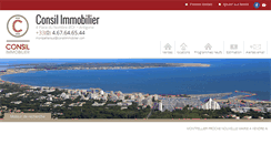 Desktop Screenshot of consilimmobilier.com