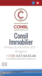 Mobile Screenshot of consilimmobilier.com